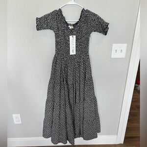 Black Floral Maxi Dress